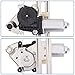 Obaee Rear Left Driver Side Power Window Lift Regulator with Motor Compatible with BMW E46 323i 325i 325xi 328i 330i 330xi 1999-2005 Replace OE 741-480