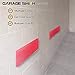 AMPULLA Garage Smith Garage Wall Protector Car Door Protectors, Designed in Germany (4-Pack Red)