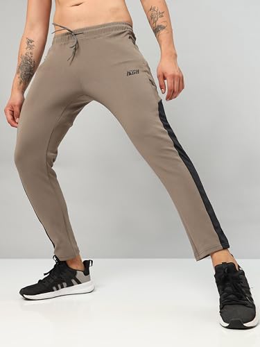 Image of TECHNOSPORT Men Mid Rise Slim Fit Active Running Track Pant - (MPOR95-123-P) Pack of 1