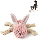 Cute Paws Cotton Plush Squeaky Dog Toys, Interactive Dog Chew Toys, Stuffed Puppy Chew Toys for...