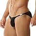 TADUANO Men's Underwear Bikini Briefs Mini Low Rise Fashion Sport Stretchy Thin Breathable Sexy Black