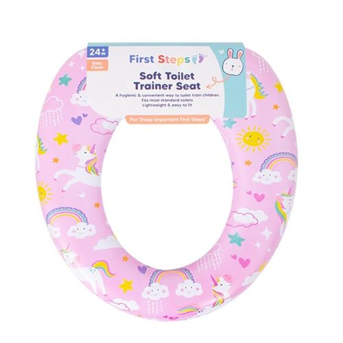 Pink Unicorn Kids Toilet Seat