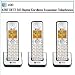 AT&T CL80109 Three Phone DECT 6.0 Digital Cordless Expansion Telephones With Caller ID/Call Waiting Bundle