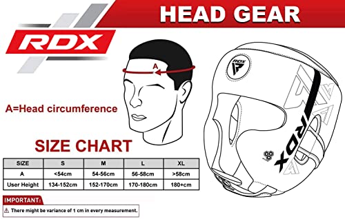 image for RDX Headgear for Boxing, MMA Training, Adjustable Padded Kara Head Gea