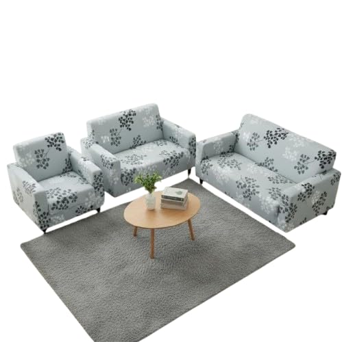 Image of HK Printed 5 Seater Sofa Cover Big Elasticity Cover Stretch Universal Sofa Slipcover 5 Seater (3 Seater Size 185-230cm and 1 Seater Size 90-145cm)