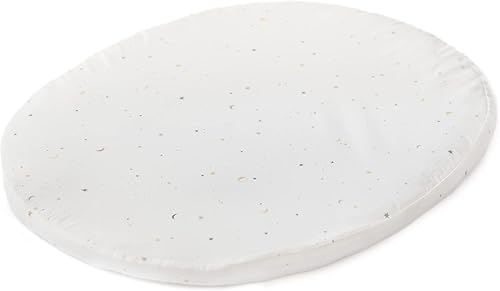 Stokke Sleepi - Sábana bajera ajustable pequeña de Pehr, Celestial, sábanas suaves para Stokke Sleepi Mini y cunacama, disponible en patrones