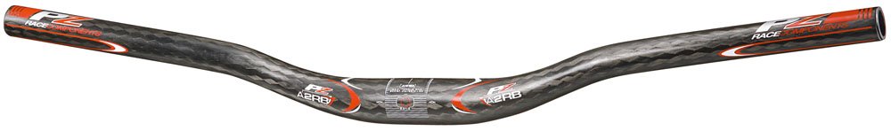 A2RBH Al7075 and Carbon Bike Handlebar, Shiny Black