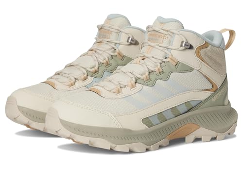 Merrell Women's Speed Strike 2 Mid Waterproof Hiking Boot, Eggshell, 10