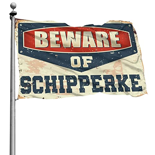 Drapeaux pour chambre Schipperke finition soignee grand format 152 x 244 cm