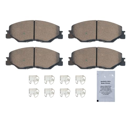 Image of HUSCH D2185 Front Ceramic Brake Pads Kit Fit For Honda Civic 2022-2024, For Honda Insight 2019-2022