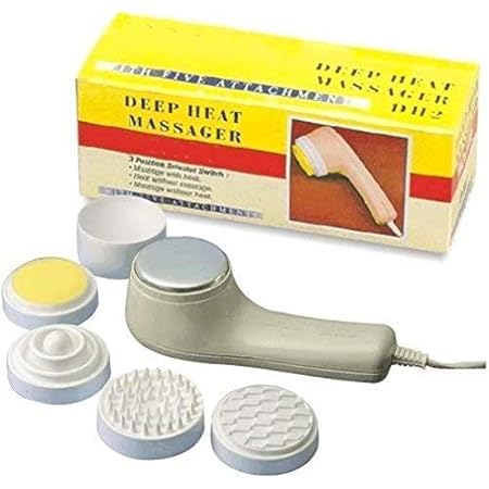 IAS Deep Heat Machine for Face and Full Body Massager (Multicolour) with 6 Attachments