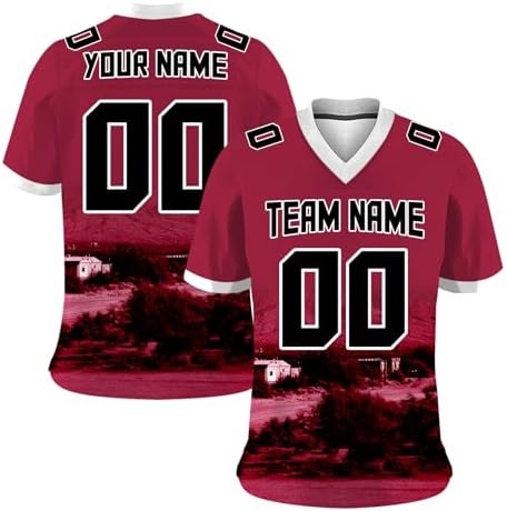 Custom Football Jersey City Printed Personalized Team Name Number Logo Jerseys