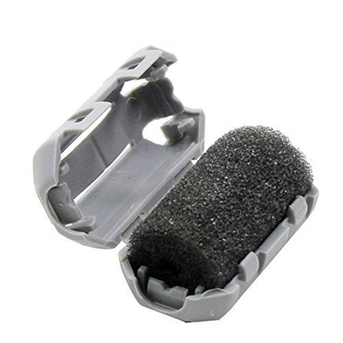 Bitray 3D Printer 1.75 Filament Filters Cleaner Blocks Flame Resistant Rubber Foam Wiped Off Debris for 3D Printer, Cleaner Blocks Anti-Static Dust Remover Flame Resistant Rubber Foam,Gray (2 PCS)