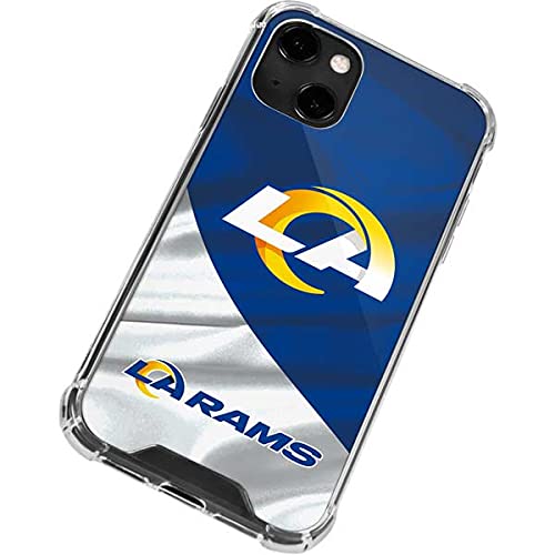 Skinit Clear Phone Case Compatible with iPhone 13 - Officially Licensed NFL Los Angeles Rams Design