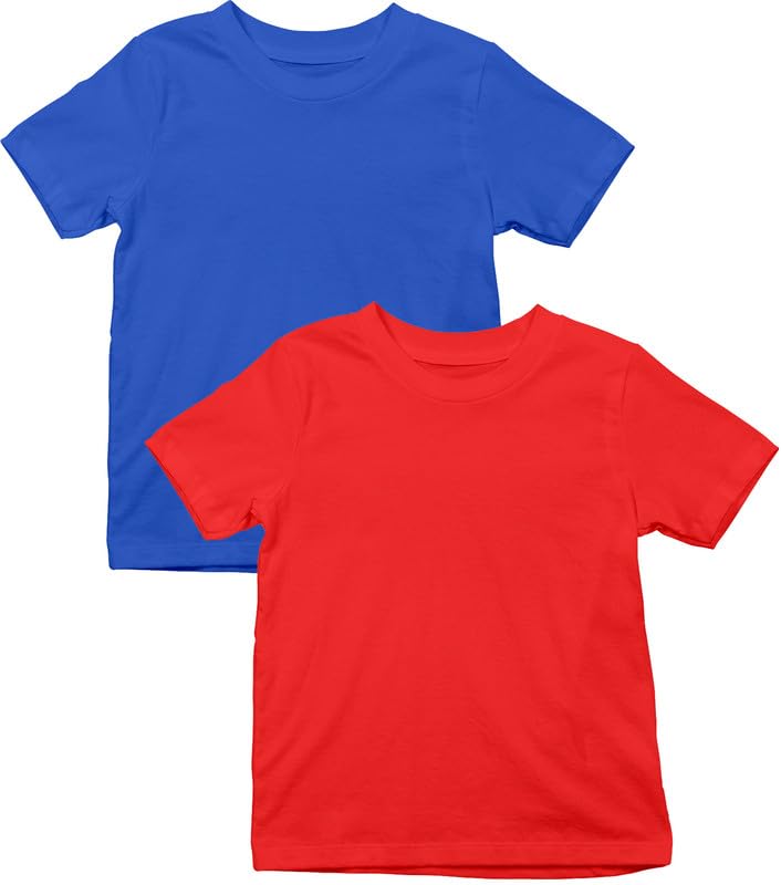 Image of XENOVAURBAN Kids Unisex Combo Round Neck Cotton T-Shirt - P