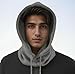 BA UNIQUE FASHION Unisex Sporty Snood Hat with drawstring Hood Scarf Neck Warmer Winter Balaclava Hood (Gray)