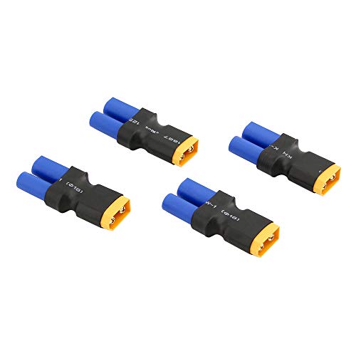 4 conectores adaptadores EC5 hembra a XT60 macho BDHI miniatura 1