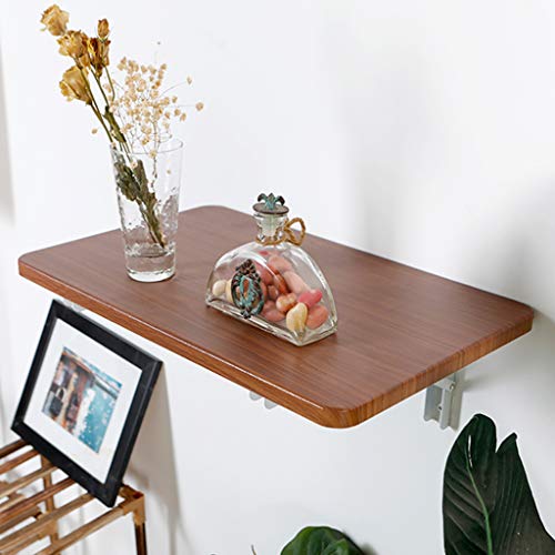 Wall Desk Wall-Mounted Drop-Leaf Table, Folding Kitchen Dining Table, Computer Table For Small Space, Children Table Desk,For Study Bedroom Bathroom Balcony, Capacity 60Kg #TOP1
