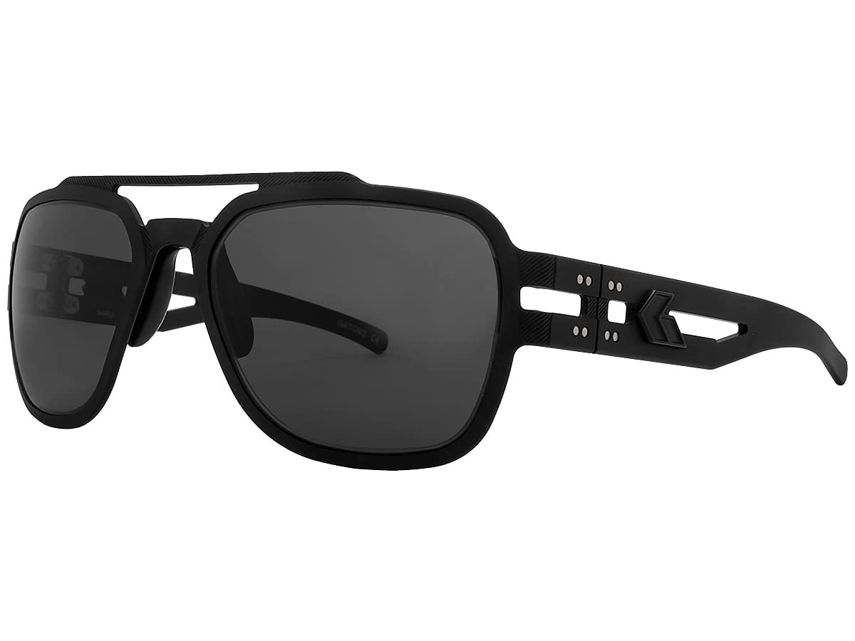 GatorzGatorz Eyewear Stark Sunglasses - Black Aluminum Frame with Blackout Logo