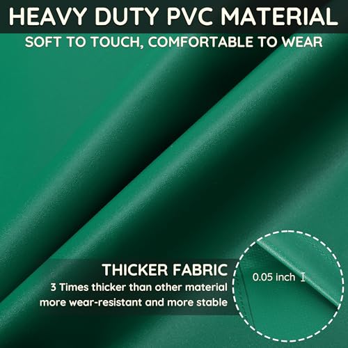 Image of Heavy Duty Thicker Rubber Aprons Extra Long Oil & Chemical Resistant Unisex | 51.18 x 35.43 inch Plus Size, Waterproof, Adjustable Neck Straps & Back Ties, Work Apron for Dish Washing Gardening Lab Butcher