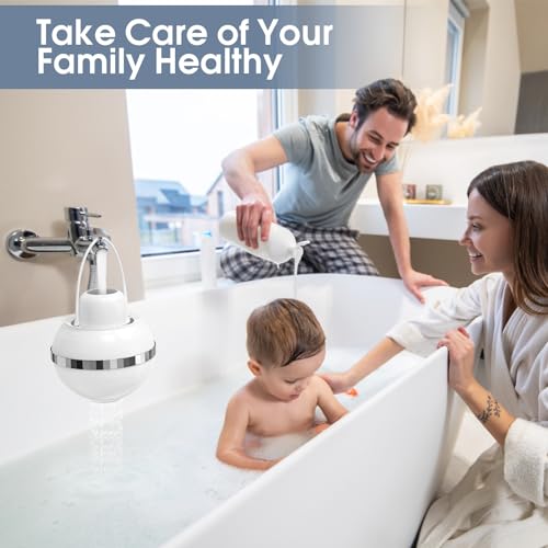 Nusogon ZH-GLQ-WH Tub Filter For Bathtub, Bath Ball Filter For Tub Faucet thumb #5