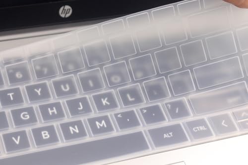 Keyboard Skin Compatible for HP Envy 2-in-1 14" 14-ES, HP 14" Laptop 14-ep 14-em, HP Envy X360 2-in-1 15.6" 15-fe 15-fh 15-ey 15-ew & HP Envy X360 16t-h000 Series Laptop (NO Numeric Keypad) (Clear)