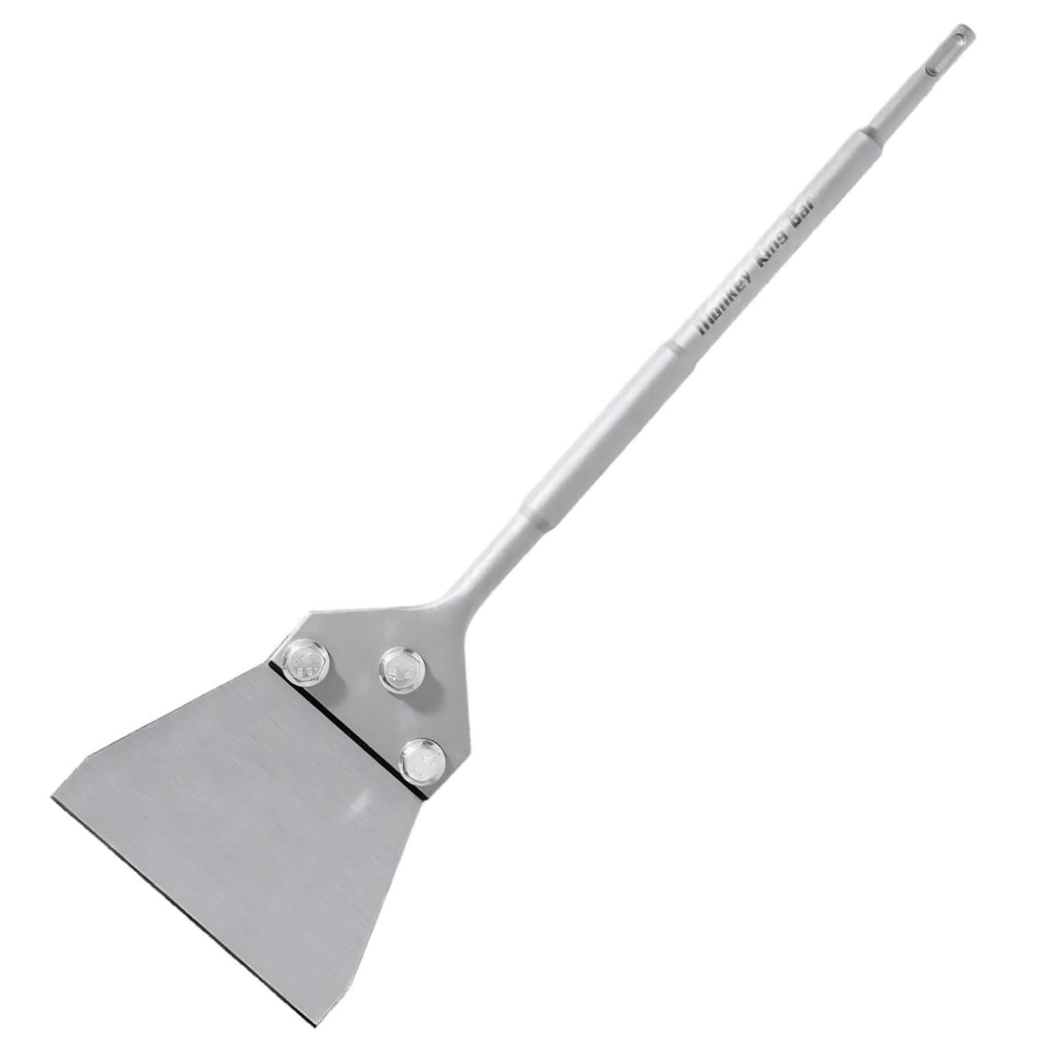 Monkey King Bar SDS Plus, raschietto per pavimenti, 435 x 130 mm, extra temprato, per rimuovere adesivi per pavimenti in calcestruzzo, piastrelle, funziona con martello SDS Plus.