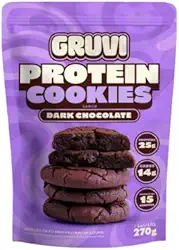 JHAMAL Mistura em Pó para Cookies Proteico - Sabor Chocolate Dark Massa de chocolate- Saudável e Rico em Proteínas - Vegano, Sem Gluten, Sem Adição de Açúcar, Sem OGM, Plant Based – Preparo de Massa Rápida Pacote de 270g