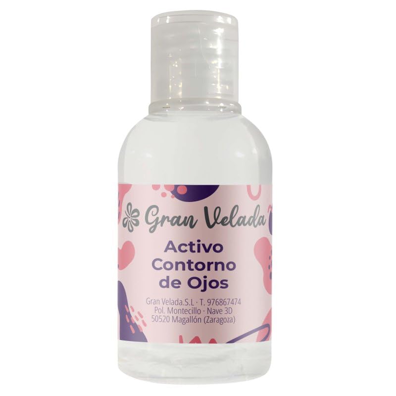 Gran Velada - Activo Contorno de Ojos 1000 ml | Ingrediente Natural para Cremas y Sérums | Rellenador de Arrugas y Líneas de Expresión