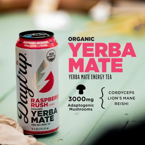 Image of Daytrip Organic Yerba Mate Energy Tea - Variety Pack (12 Pack Case)