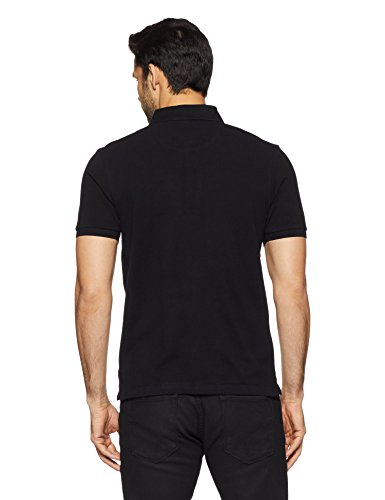 Image of Arrow Men's Solid Regular fit Polo (AREK0254B Black S)