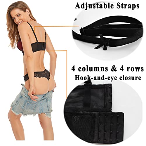 Image of Women's Sexy Bra Set -Ladies lace Underwire Push-up Bra&Everyday Bras