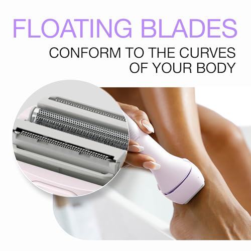 Image of Panasonic Electric Shaver for Women, Cordless 4-Blade Shaver, Bikini Attachment, Pop-Up Trimmer, Wet-Dry Operation, Electric Razors for Women - ES-AWL8AV (Purple)