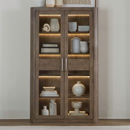 Liberty Furniture South Bend Bunching Display Cabinet for Dining Room