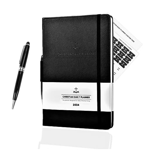2024 Christian Daily Planner with Metal Pen