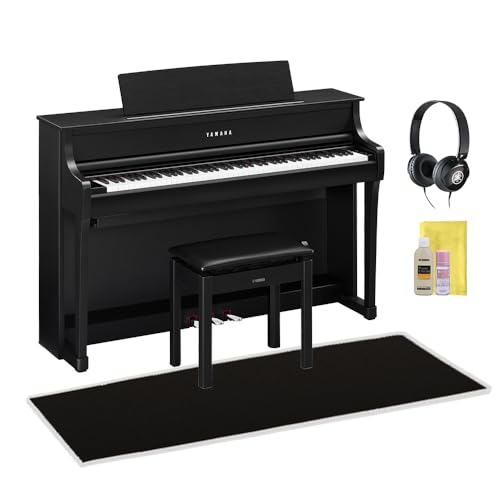 YAMAHA CLP-875B 電子ピアノ クラビノーバ 88鍵盤 ブラック遮音カーペット(小)セット
