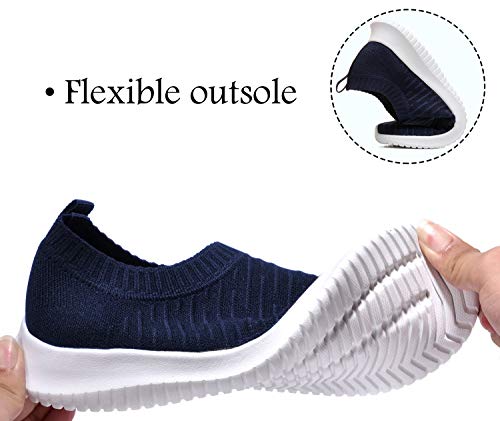 Image of MAIITRIP Womens Comfort Elastic Sock Slip On Walking Lightweight Non-Slip Fall Shoes (Size:5.5-11)