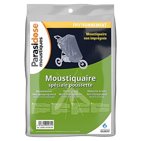 Parasidose Moustiques Mosquito Screen Not Impregnated Special for Pushchair Cover