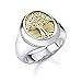 Produktbild THOMAS SABO Herren Ring 925 Sterlingsilber, Geschwärzt, 750 Gelbgold Vergoldung TR2296-966-39