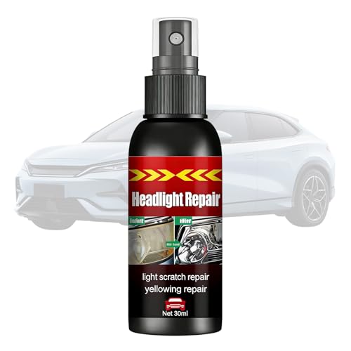 Genérico Limpiafaros para Coche | 100 Ml Eliminador De Arañazos De Limpieza Profunda,Spray Elimina Rayones Kit De Limpieza para | para Restauración Y Mantenimiento De Lentes De Faros