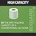 ECOGARD S5608 Premium Cartridge Engine Oil Filter for Synthetic Oil Fits Toyota Camry 2.5L 2010-2017, RAV4 2.5L 2009-2018, Highlander 3.5L 2008-2021, Sienna 3.5L 2007-2020, Tacoma 3.5L 2016-2021