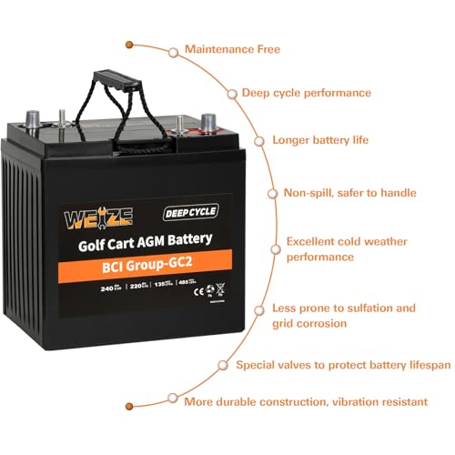 Weize GC2 6V Deep Cycle Battery