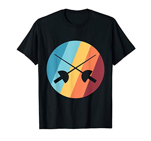 Fencing Vintage Saber Epee Retro Fencing T-Shirt