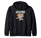 Divertido diseño de pizza para hombres y mujeres, amantes de la pizza de comida italiana Sudadera con Capucha