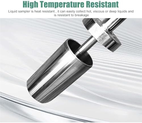 High-Temperature Resistant Stainless Steel Liquid Sampler Probe for Industrial Laboratory Water Quality Testing
