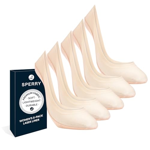 Sperry Women’s Laser Cut No Show Socks