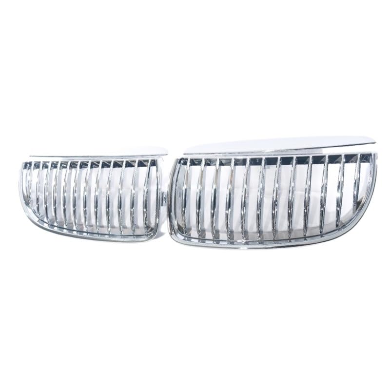 Grille avant haut de gamme argentée et noire pour Série 3 E90 E91
