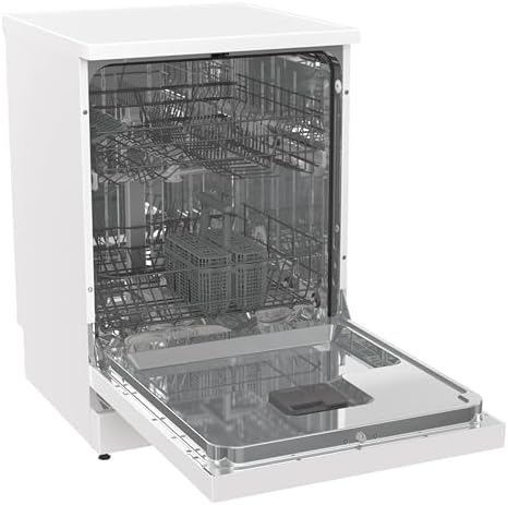 Hisense 85cm Freestanding Dishwasher - Energy Class E, White - Image 3