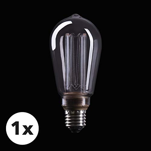 CROWN LED lampadina Edison Smoky con attacco E27