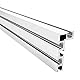 GSDGV T Track Schiene T-Slot Track Gehrungsschiene Set Aluminiumlegierung, Mitra Track Jig Fixture Slot für Holzbearbeitung, 75 Typ T Slot für Holzbearbeitung, DIY, Modifikation für Zaun